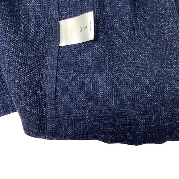 Express Women's Textured Blazer Blue Size Small Slim - Picture 9 of 10